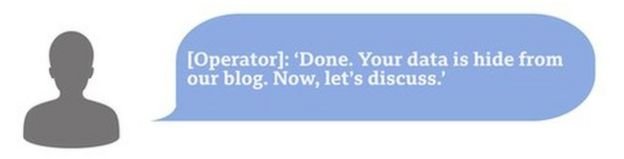 Un chat de la negociación