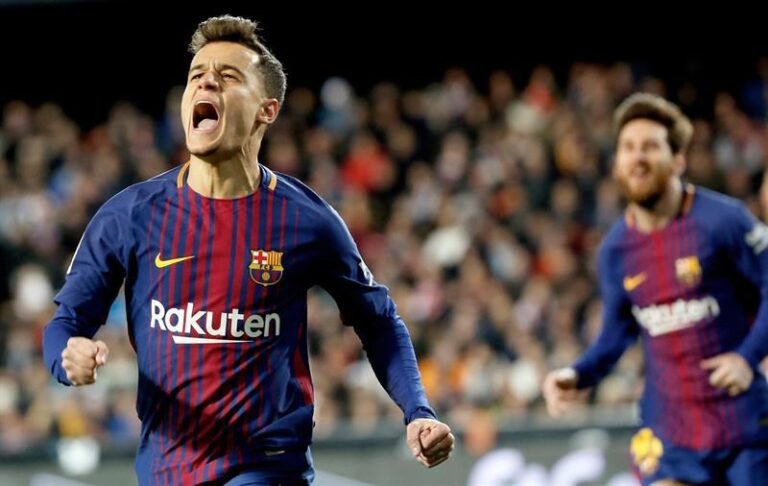 Coutinho rompe el guión del Valencia y mete al Barça en final de la Copa del Rey