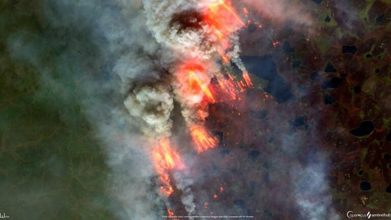 Los incendios en el Ártico de este 2020 baten el récord histórico de emisiones de carbono