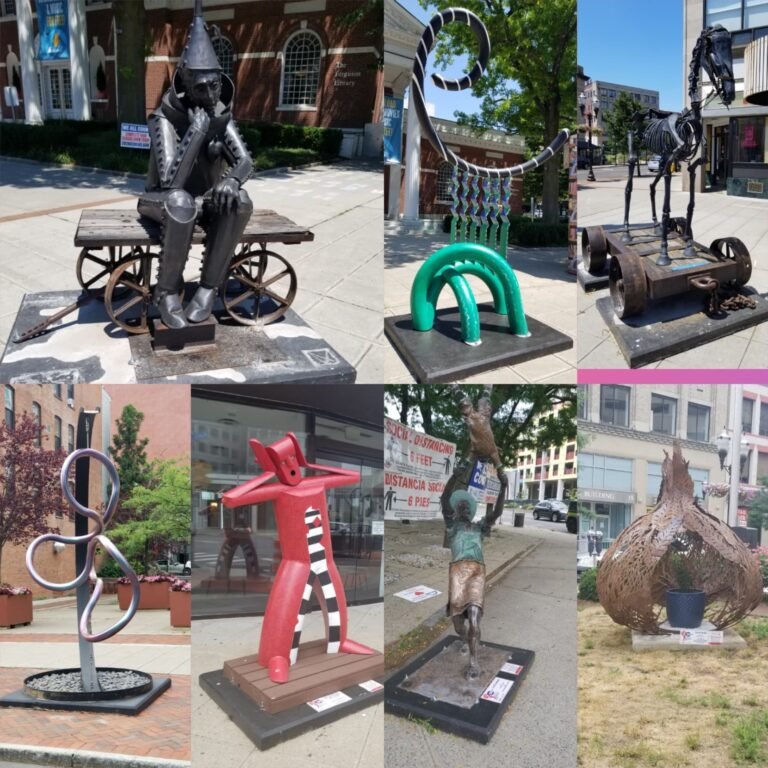 Comienzan a instalar esculturas en el centro