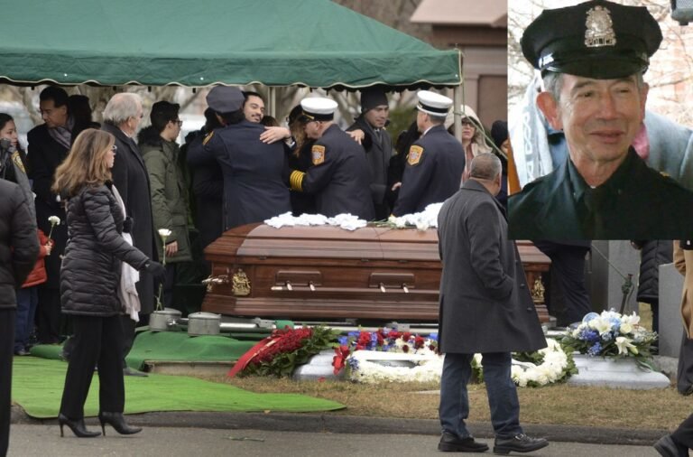 Dan último adiós a policía hispano que falleció de cáncer cerebral