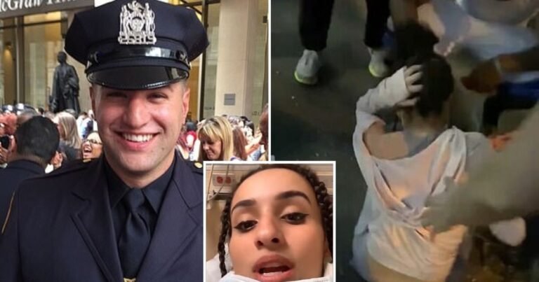 Oficial enfrenta cargos por empujar a mujer en protesta de George Floyd