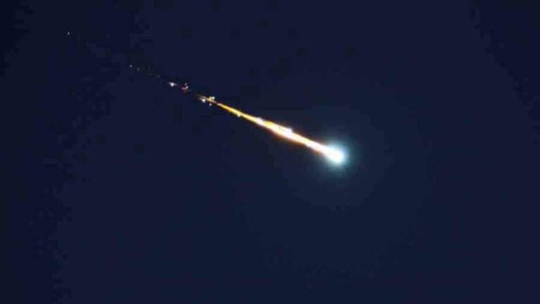 Un meteorito cae al norte de la isla de Tenerife