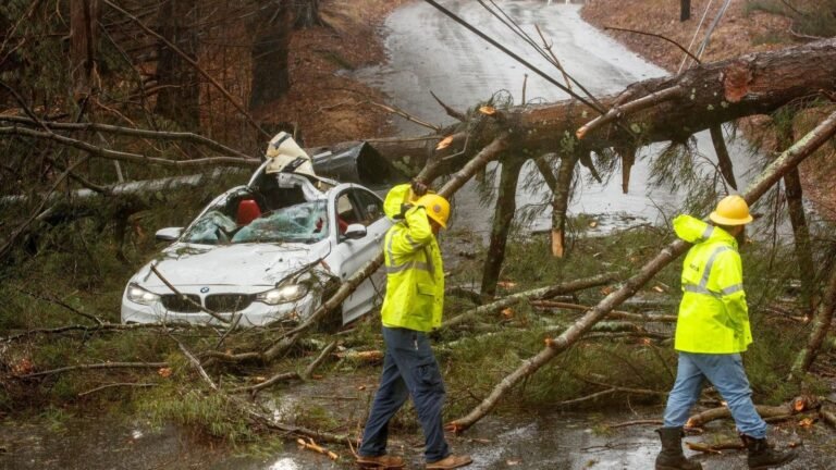 Tormenta deja dos muertos y miles de viviendas sin energía eléctrica