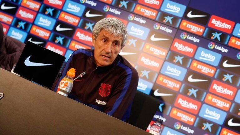 Setién, sobre su relación con los jugadores: “Esto es una balsa de aceite”