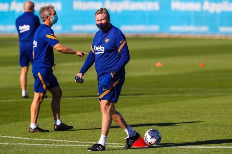 Koeman dirige la segunda sesión con los mismos 19 jugadores del lunes