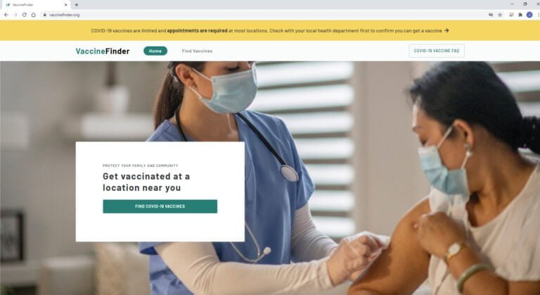 Lanzan herramienta para mostrar dónde hay vacunas disponibles