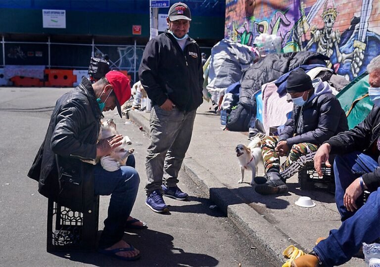 Viven sin techo, la realidad de miles de inmigrantes y refugiados en medio de la pandemia