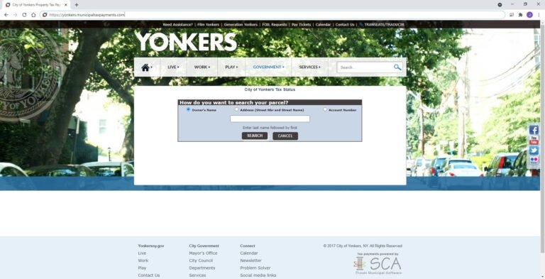 Yonkers lanza nuevo portal gratuito de información sobre impuestos a la propiedad