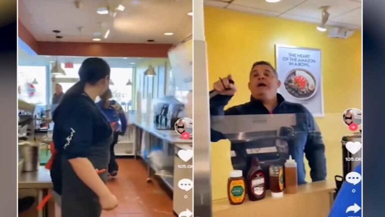 Hombre arroja batido a empleados después de que su hijo tuviera reacción alérgica