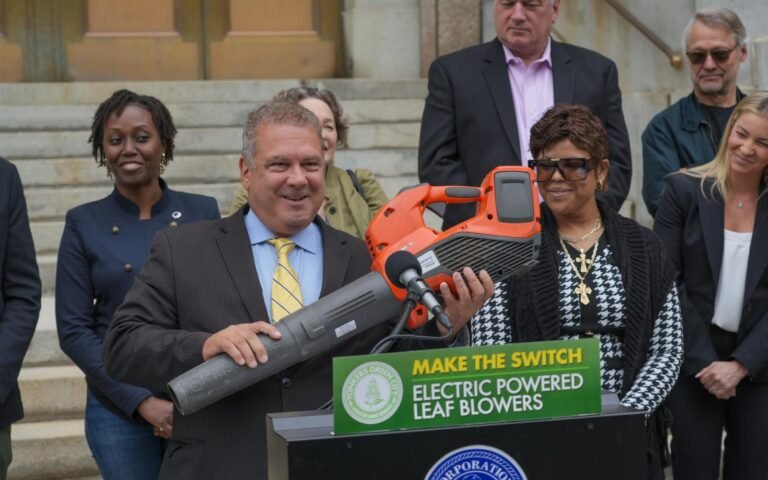 Lanzan programa de incentivos para sopladores de hojas eléctricos