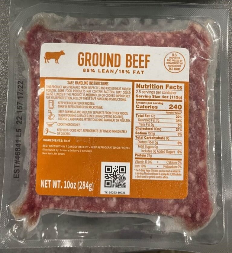 Alertan sobre productos de carne molida por riesgo a peligrosa bacteria