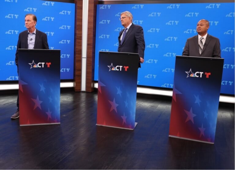 Candidatos a gobernador de CT protagonizan intenso debate