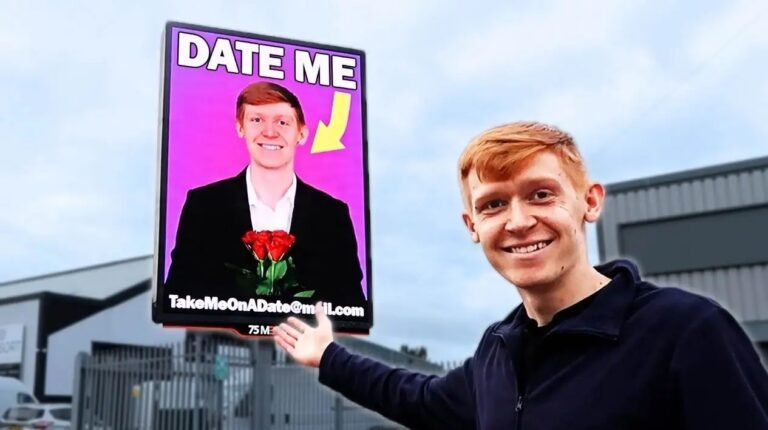 Un hombre que nunca tuvo una cita busca el amor con un anuncio publicitario