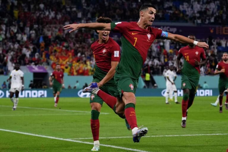 CR7 hace historia en el Mundial y Portugal vence 3-2 a Ghana
