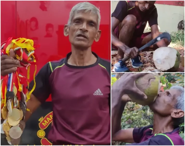 La dieta del coco: un hombre indio no come otra cosa desde hace 28 años