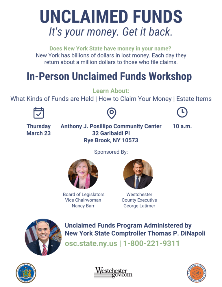 Taller sobre fondos no reclamados en NY