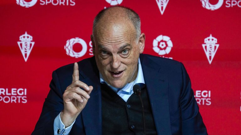 Javier Tebas se disculpa con Vinícius: “No tenía la intención de atacar”