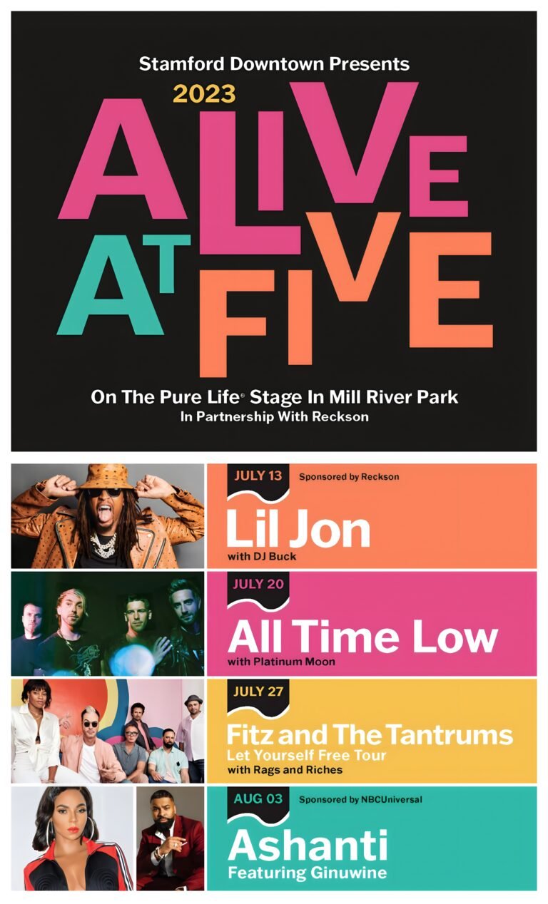 Conciertos de verano en Stamford comienzan el 13 de julio