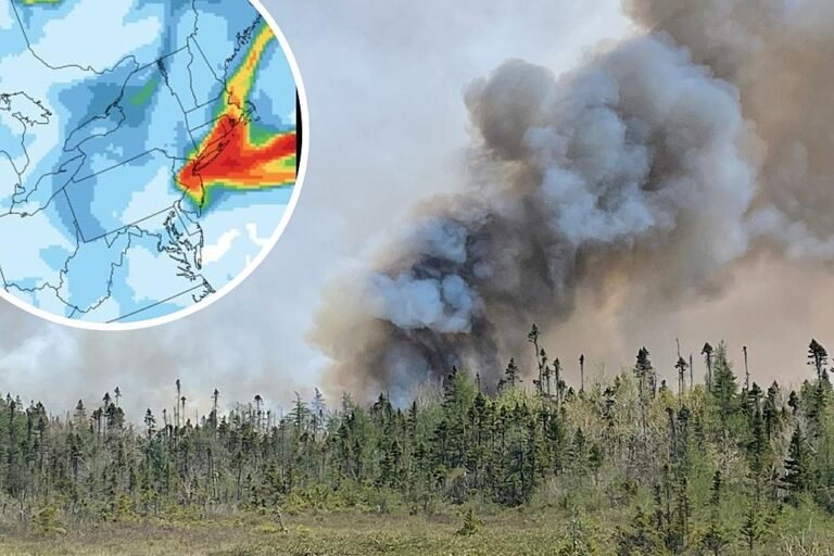 Humo contaminante de incendio de Nueva Escocia llega a CT