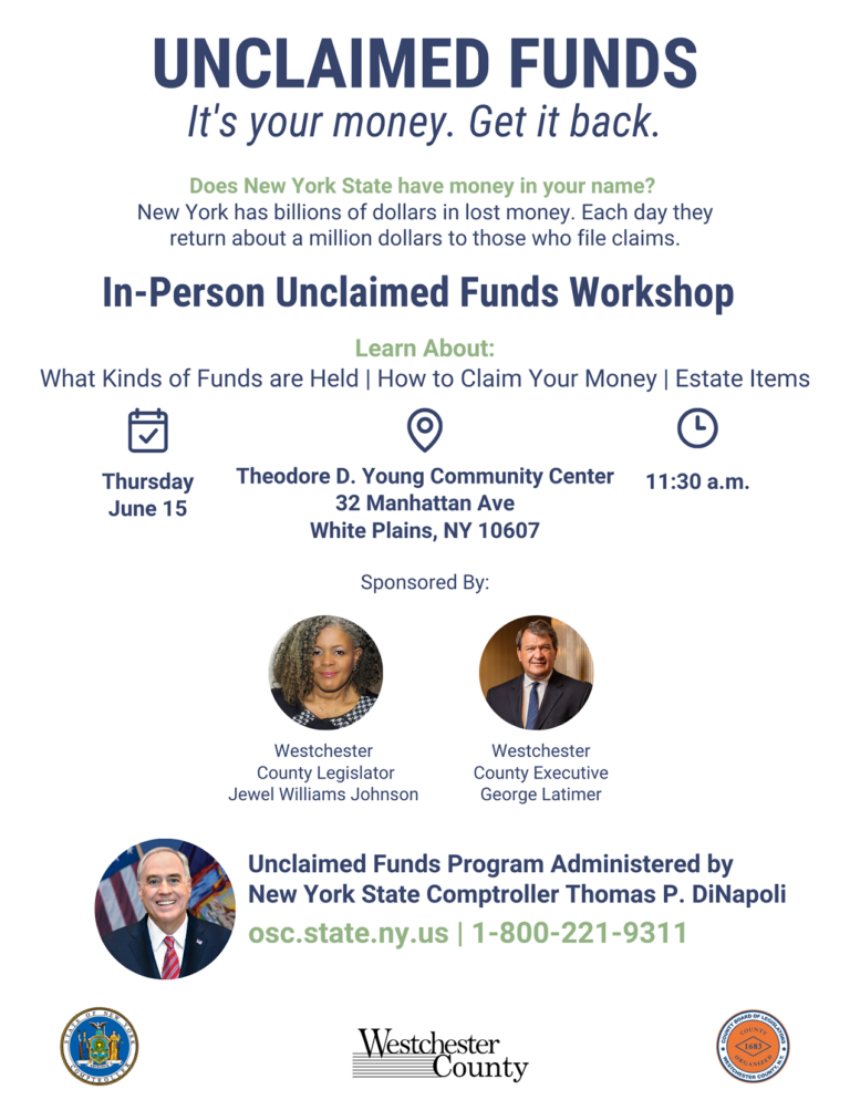 Taller sobre fondos no reclamados en NY