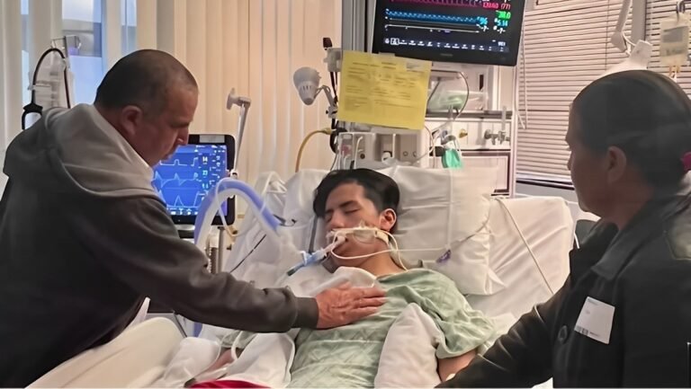 Padres hispanos se reencuentran con hijo que lucha por su vida tras ser arrollado y abandonado