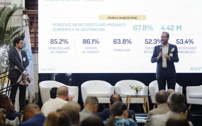 Más de cuatro millones de migrantes y refugiados venezolanos en América Latina necesitan ayuda