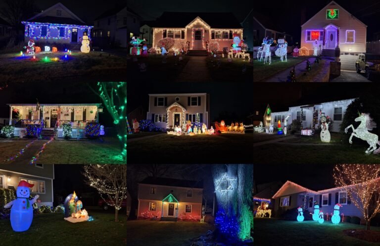 Magia llega a las casas con las luces de Navidad