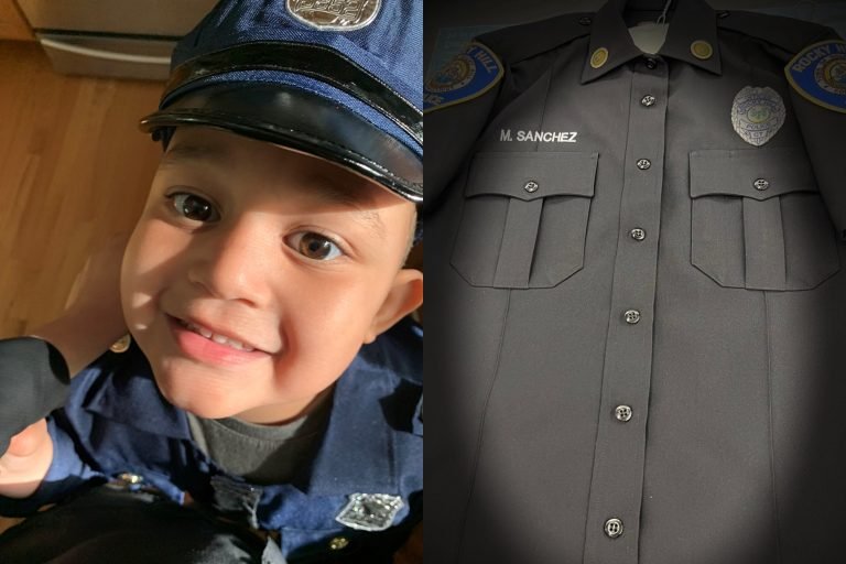 Niño soñaba con ser policía y autoridades cumplen su deseo tras su fallecimiento