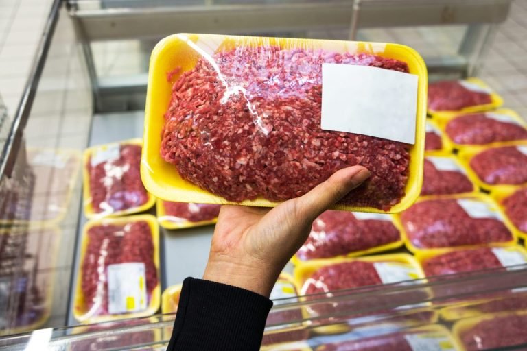 Productos de carne molida con riesgo de contaminación