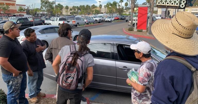 ¿Dónde consiguen trabajo los recién llegados a White Plains?