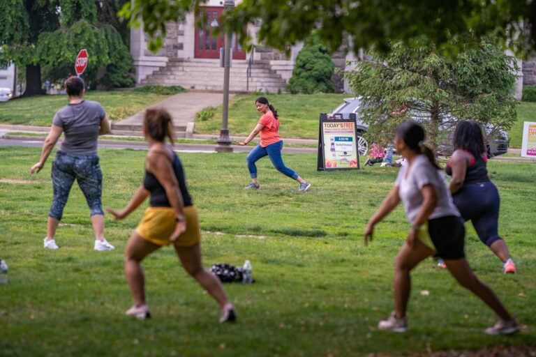 Clases gratuitas de fitness al aire libre