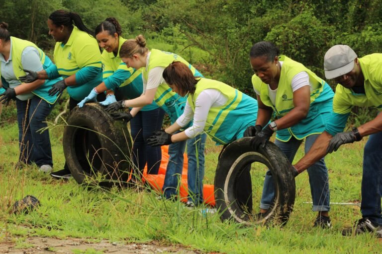 Senadora se asocia con jóvenes para limpiar Port Chester
