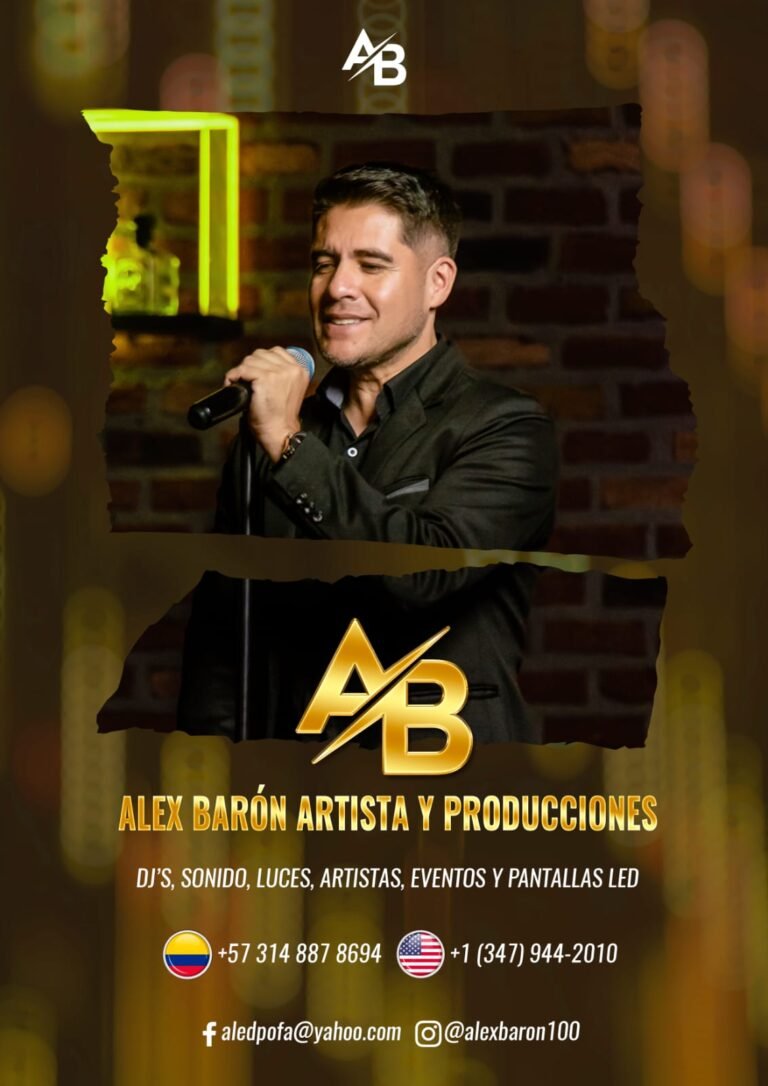 Llega a Nueva York desde el sur de Colombia Alex Baron y su Orquesta