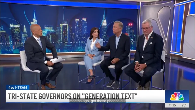 Gobernadores discuten epidemia de uso de teléfonos inteligentes entre los jóvenes