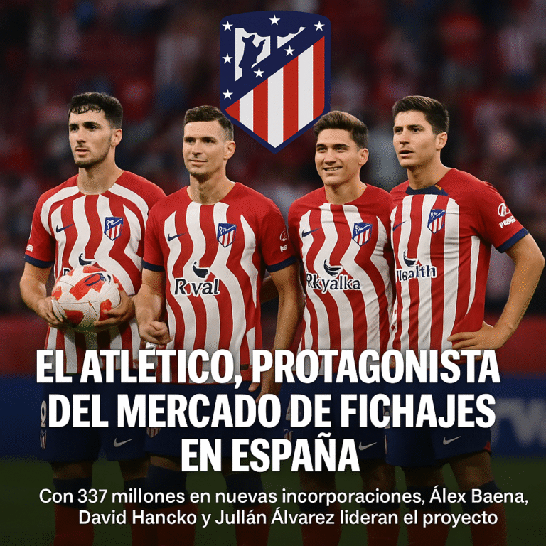 Atlético de Madrid, el gran protagonista del mercado de fichajes en España