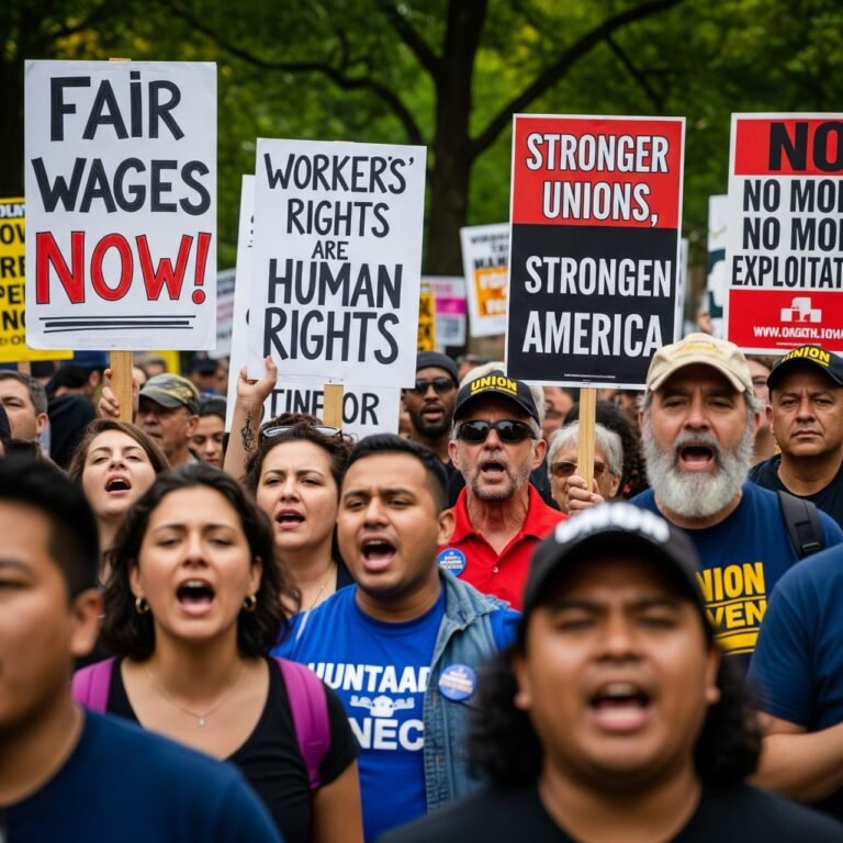 Protestas planificadas para el Día del Trabajo en contra del poder excesivo de los multimillonarios