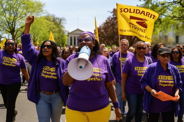 Defensores de derechos de los trabajadores participan en una manifestación nacional en CT