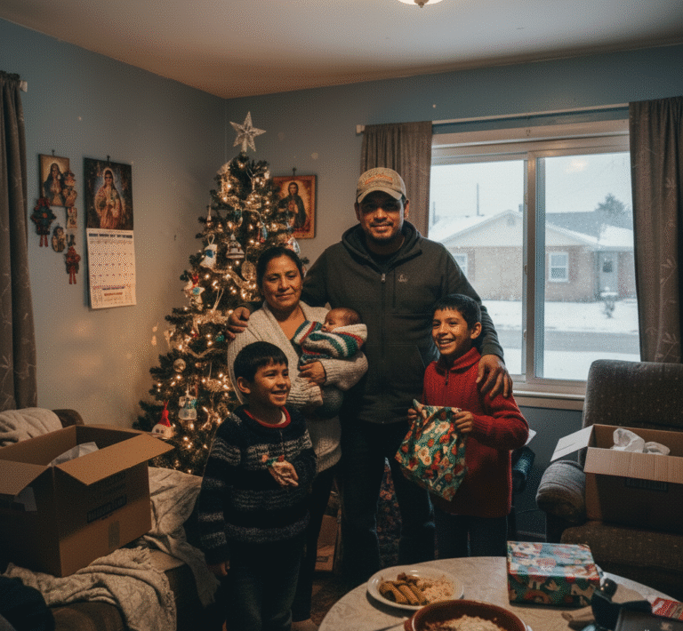 La Navidad que resistió el frío: La historia de Carlos, un inmigrante