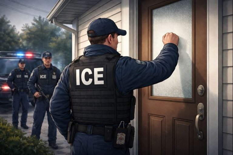 Una directriz permite a agentes de ICE entrar en hogares sin una orden judicial, dice un memorando