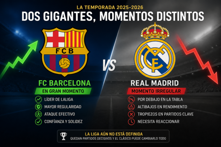 Barcelona y Real Madrid, una diferencia abismal