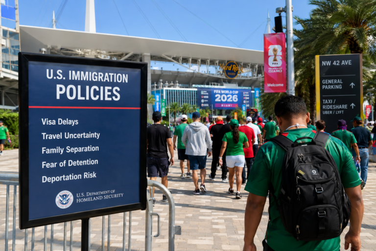 Políticas migratorias de EEUU generan preocupación antes del Mundial de 2026