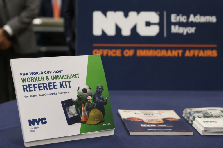 Nueva York lanza “Kit de Árbitros” para proteger a trabajadores e inmigrantes durante el Mundial 2026