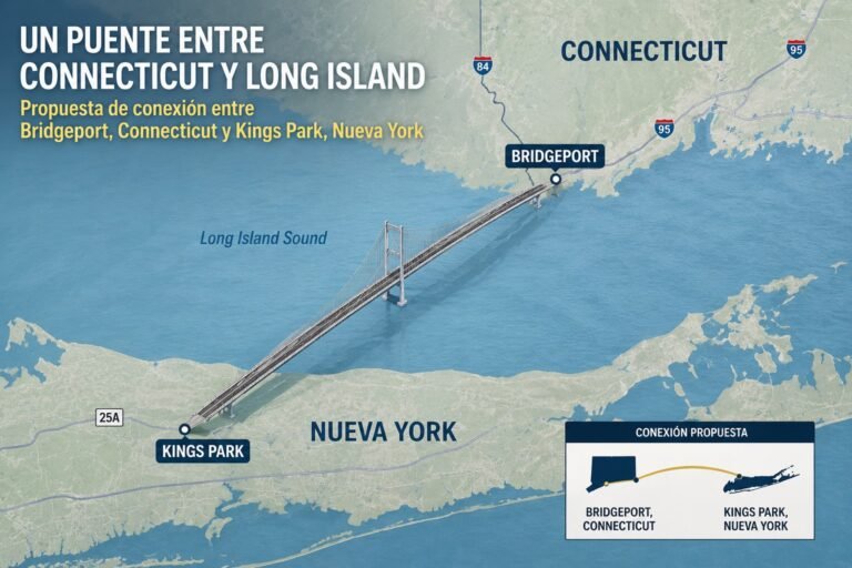 Proponen mega puente entre CT y Long Island de $50 mil millones