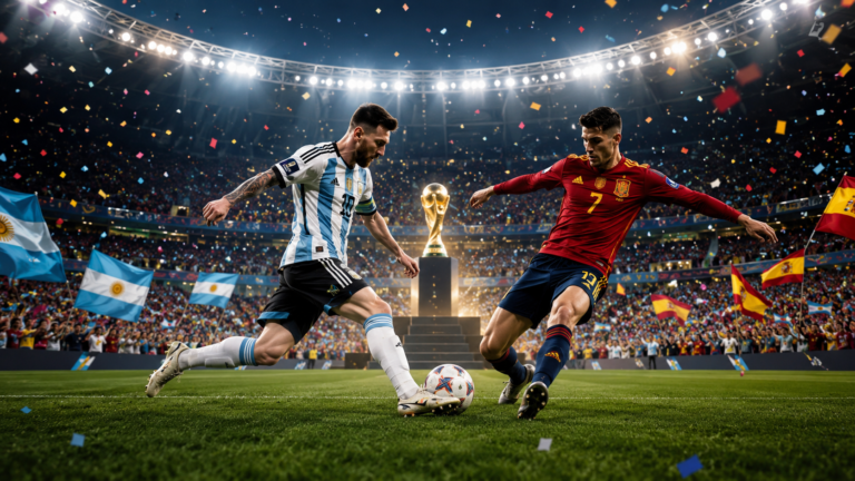 Argentina y España, cara a cara por la gloria: una final inédita definirá al campeón del Mundial 2026